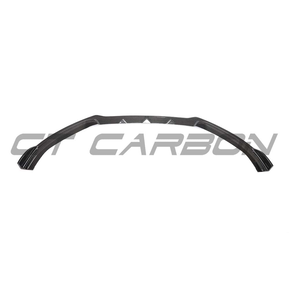 CT Carbon Audi A3 S-Line and S3 facelift saloon 8V carbon fibre splitter on the car's front bumper.
