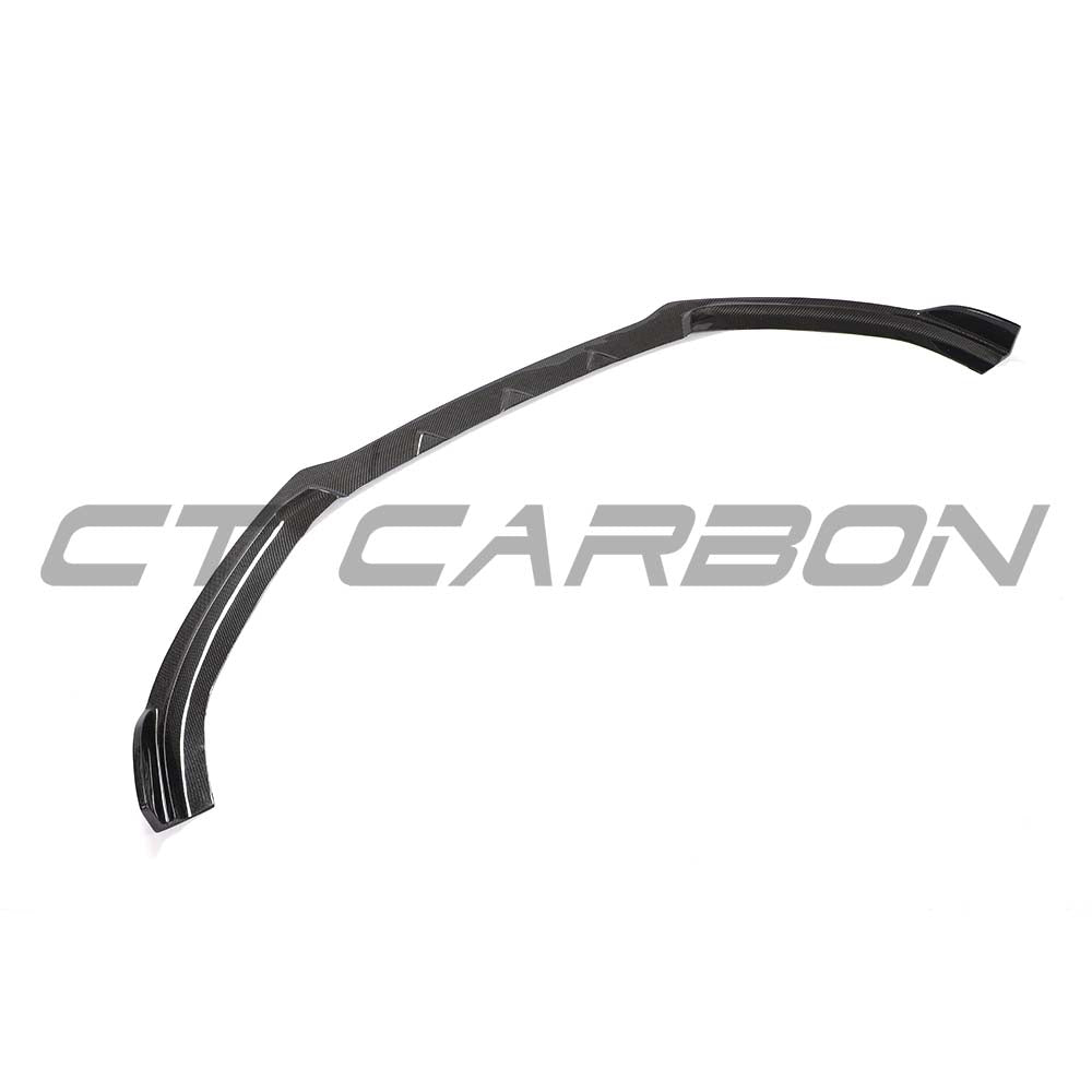 CT Carbon AUDI A3 S-Line and S3 facelift saloon 8V carbon fibre splitter mounted on the front bumper.