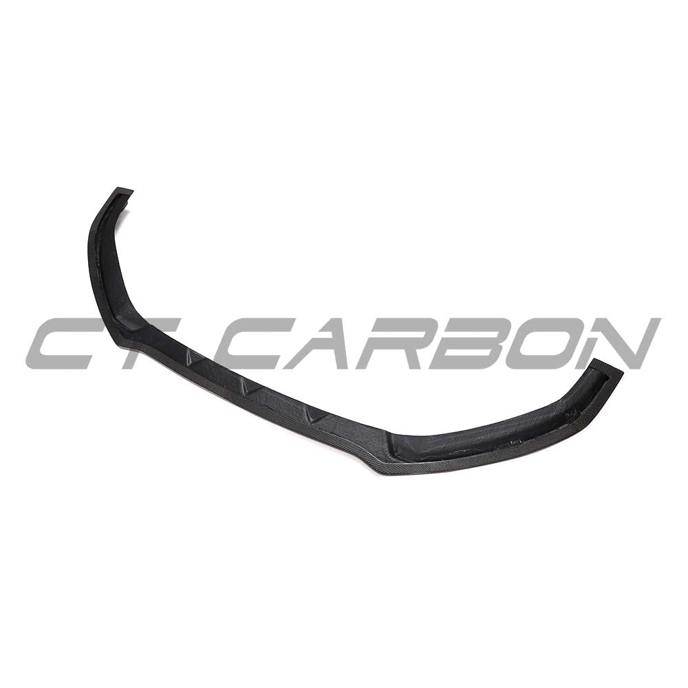CT Carbon Audi A3 S-Line and S3 facelift saloon 8V carbon fibre splitter on car front bumper.