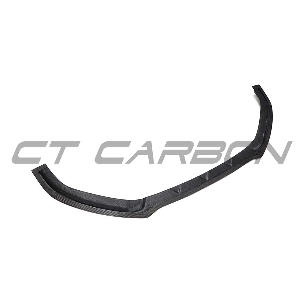 CT Carbon Audi A3 S-Line and S3 facelift saloon 8V carbon fibre splitter installed on front bumper.