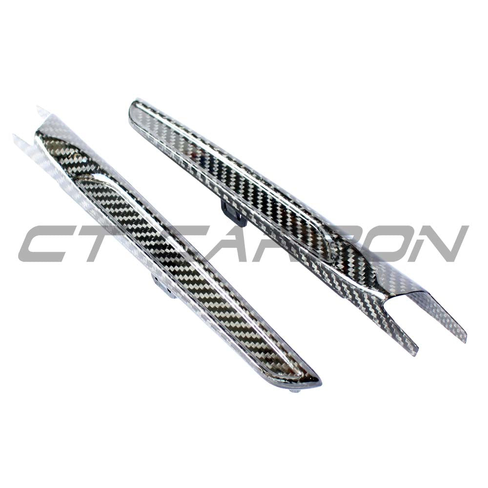 BMW M3 M4 (F80 F82 F83) Carbon Fibre Side Vents accessory by CT Carbon, showcasing sleek, lightweight carbon fibre side vent design.