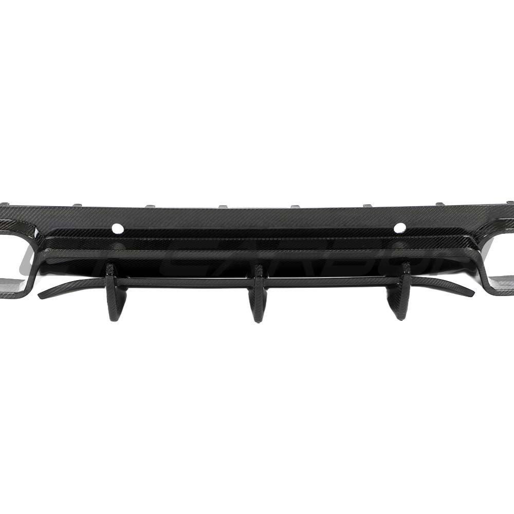 MERCEDES W205 C63 FACELIFT COUPE/CONVERTIBLE 2DR CARBON FIBRE DIFFUSER V2 - CT DESIGN
