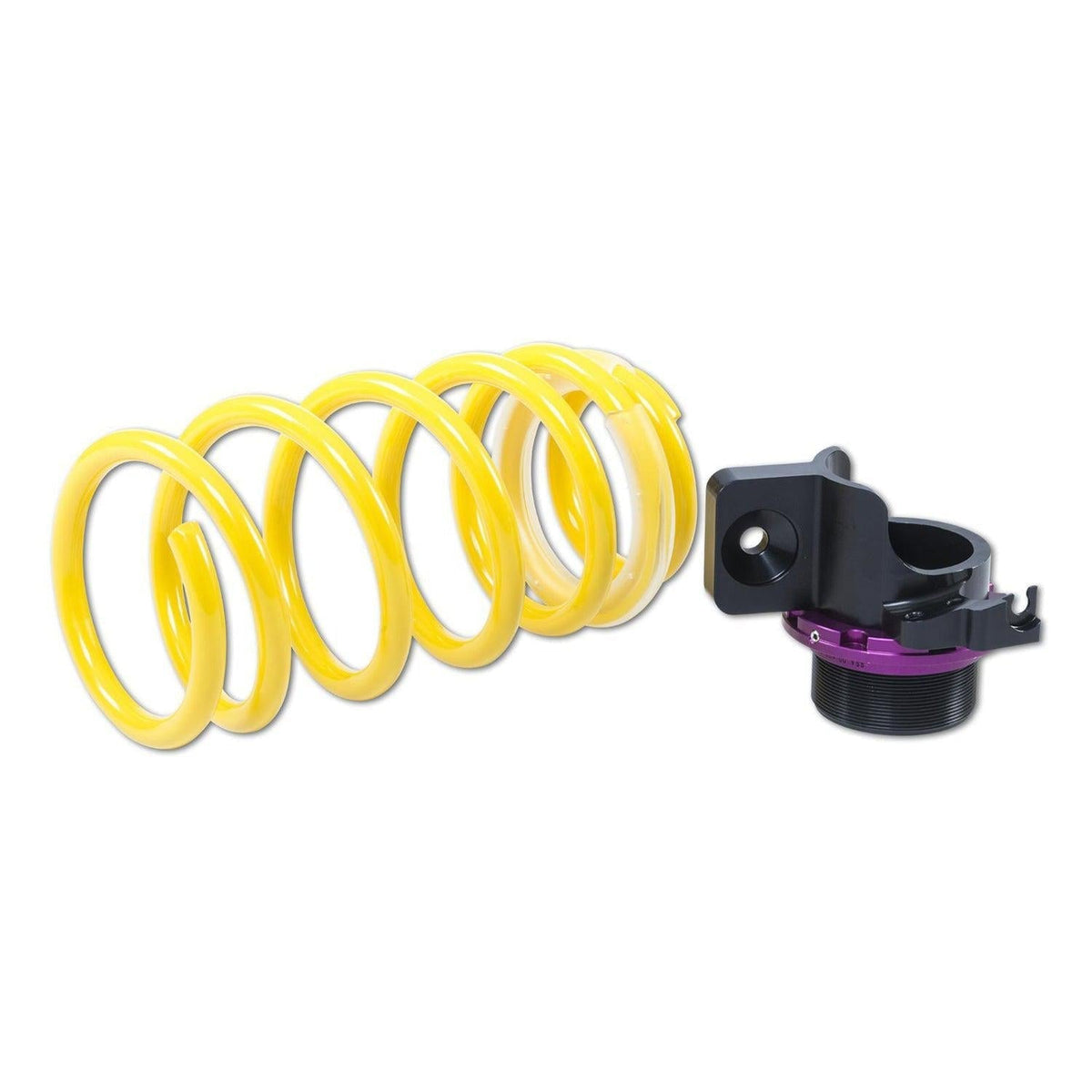 KW Suspension height adjustable coilover spring kit for BMW M2 M3 M4 F87 F80 F82, showing the spring components and coilover assembly.
