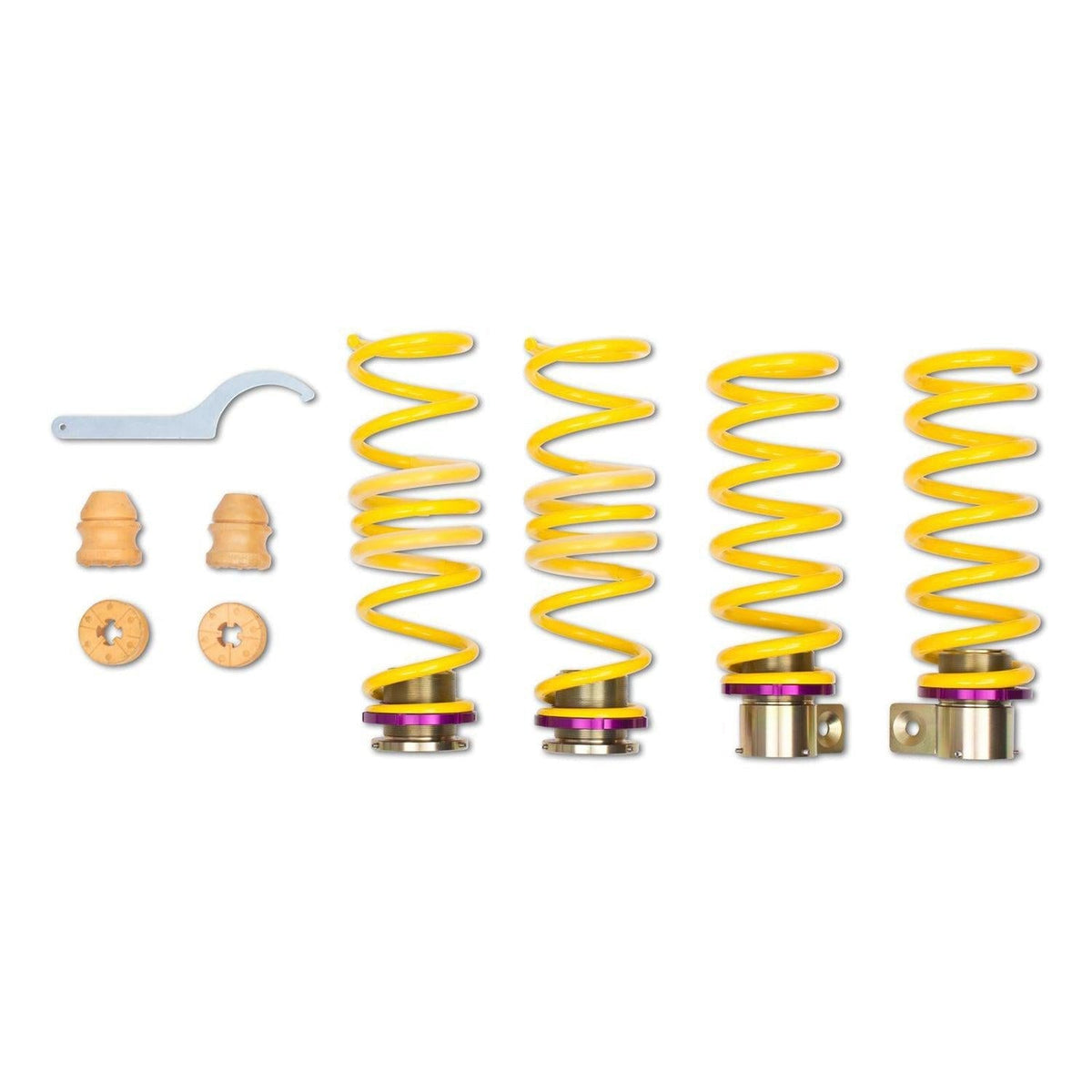KW Suspension BMW M850i xDrive height adjustable lowering coilovers spring kit for G14 and G15 models.
