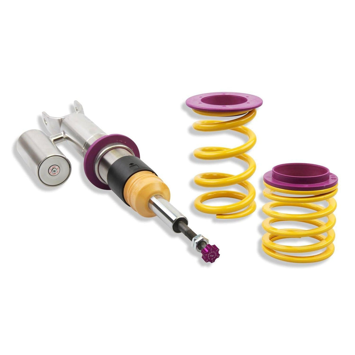 KW BMW V3 Coilover Kit suspension coilovers for E90/E92 without deactivation kit, showing adjustable shocks and coil spring components