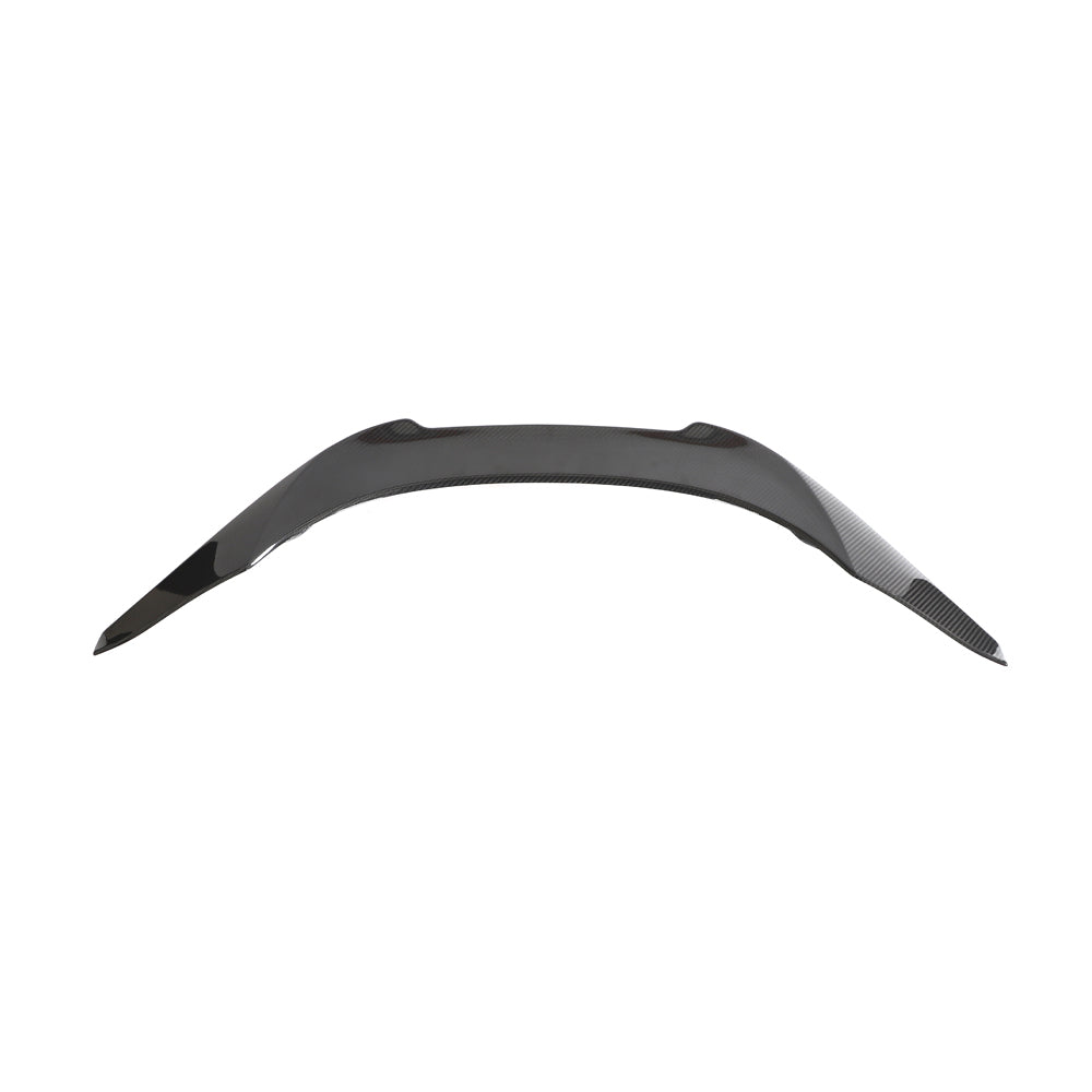 Carbon fibre spoiler for Toyota Supra 2019+ A90 by CT Carbon, showing sleek aerodynamic design on the car's rear.