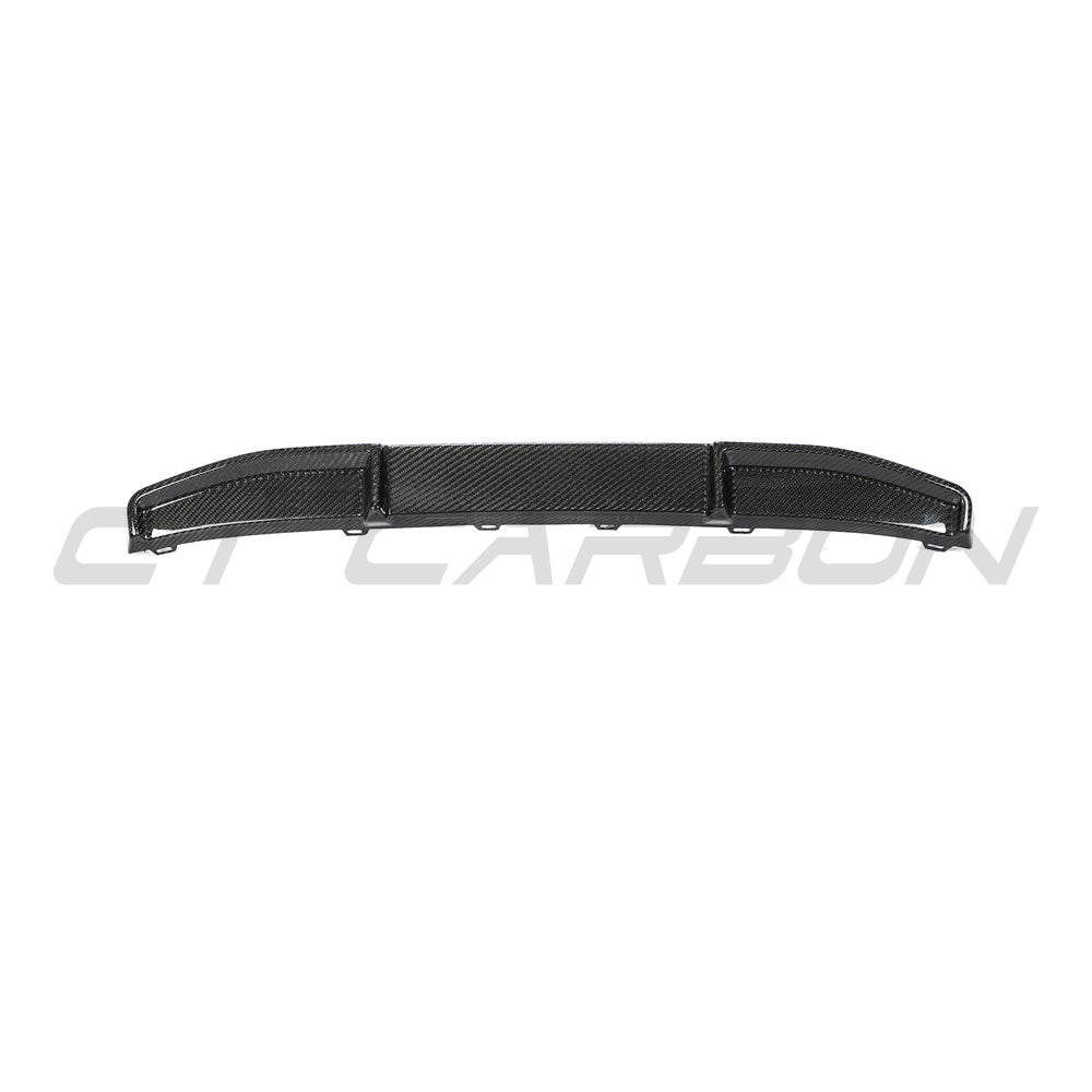 BMW G22 G23 4 Series 2020-2024 CT Carbon lower carbon fibre diffuser V3 for pre-LCI models, showing sleek aerodynamic design.