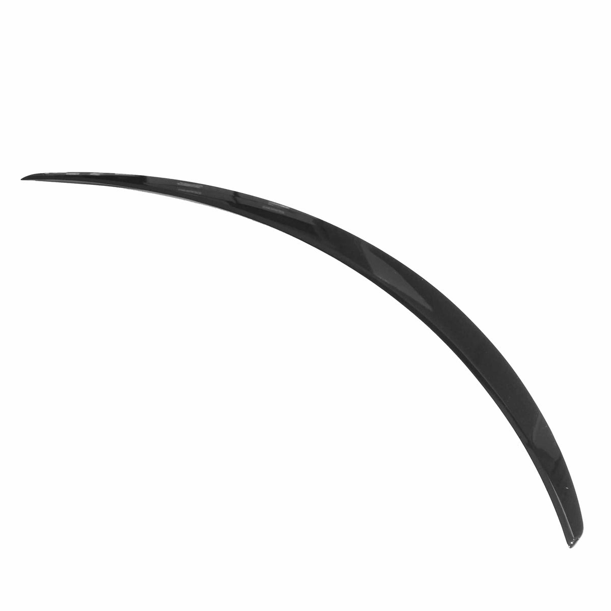 Mercedes C-Class and C63 W205 coupe gloss black spoiler by CT Carbon, showing the sleek, aerodynamic design on the vehicle.