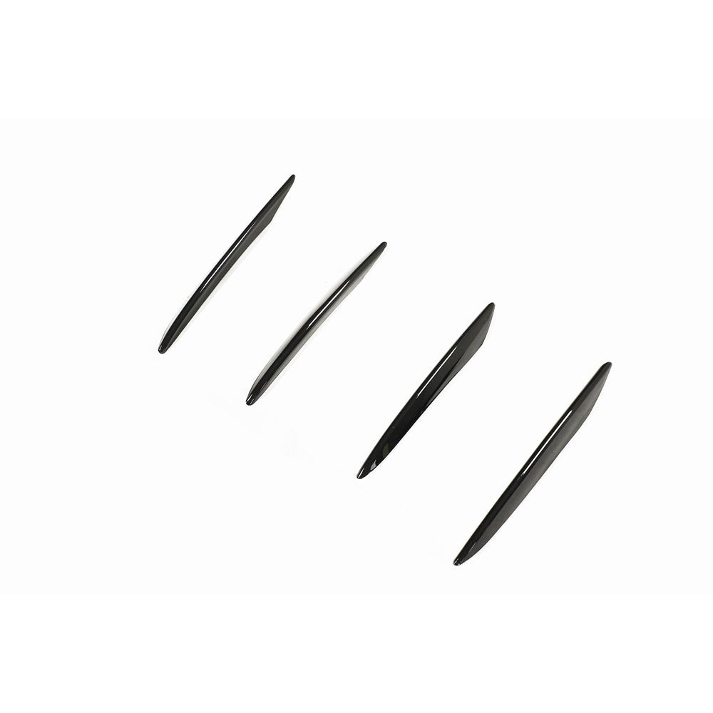 CT Carbon Mercedes C238 2017-2020 E-Class Coupe front grille trim accessory, showcasing the sleek black carbon fiber design.