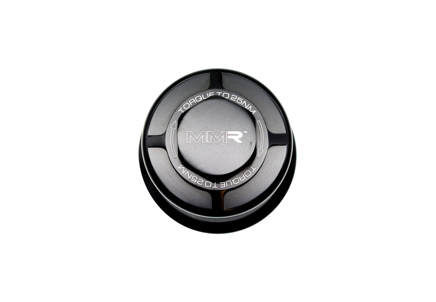 MMX Performance BMW B58 B57 oil filter housing engine bay trim, durable metal component for engine protection and style.