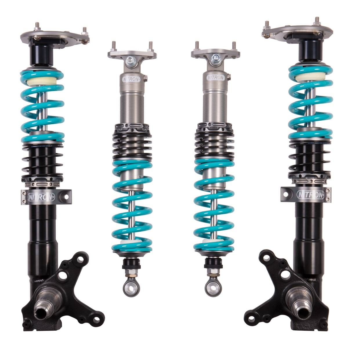 Nitron Racing BMW E30 M3 suspension coilover kit with adjustable shocks and springs, designed for performance and handling.