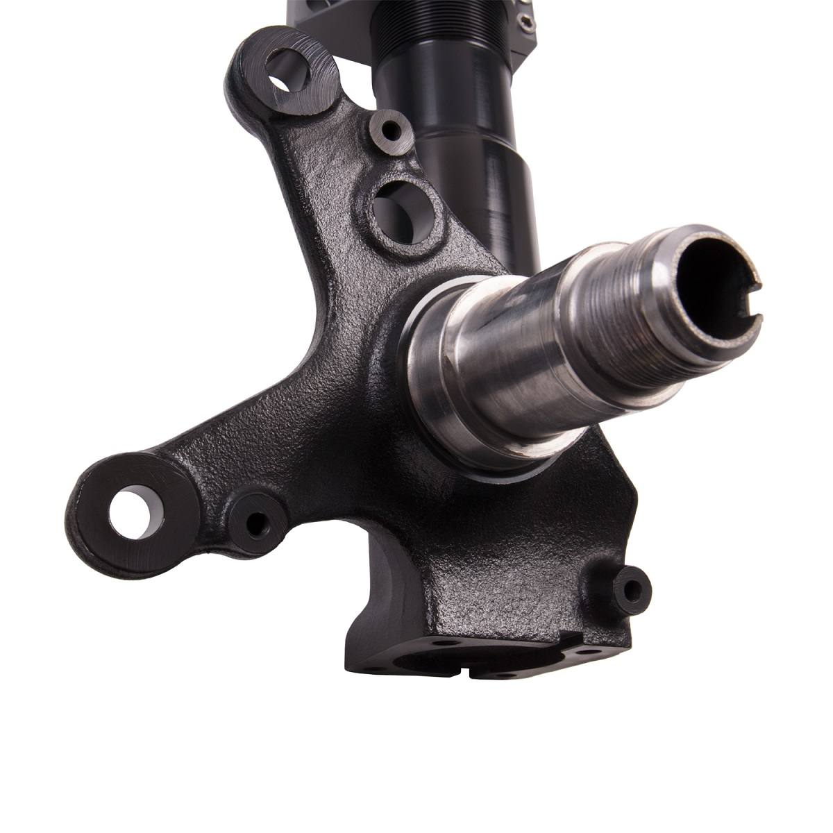 Nitron Racing BMW E30 M3 suspension coilovers with stub axle assembly for improved handling and stability.