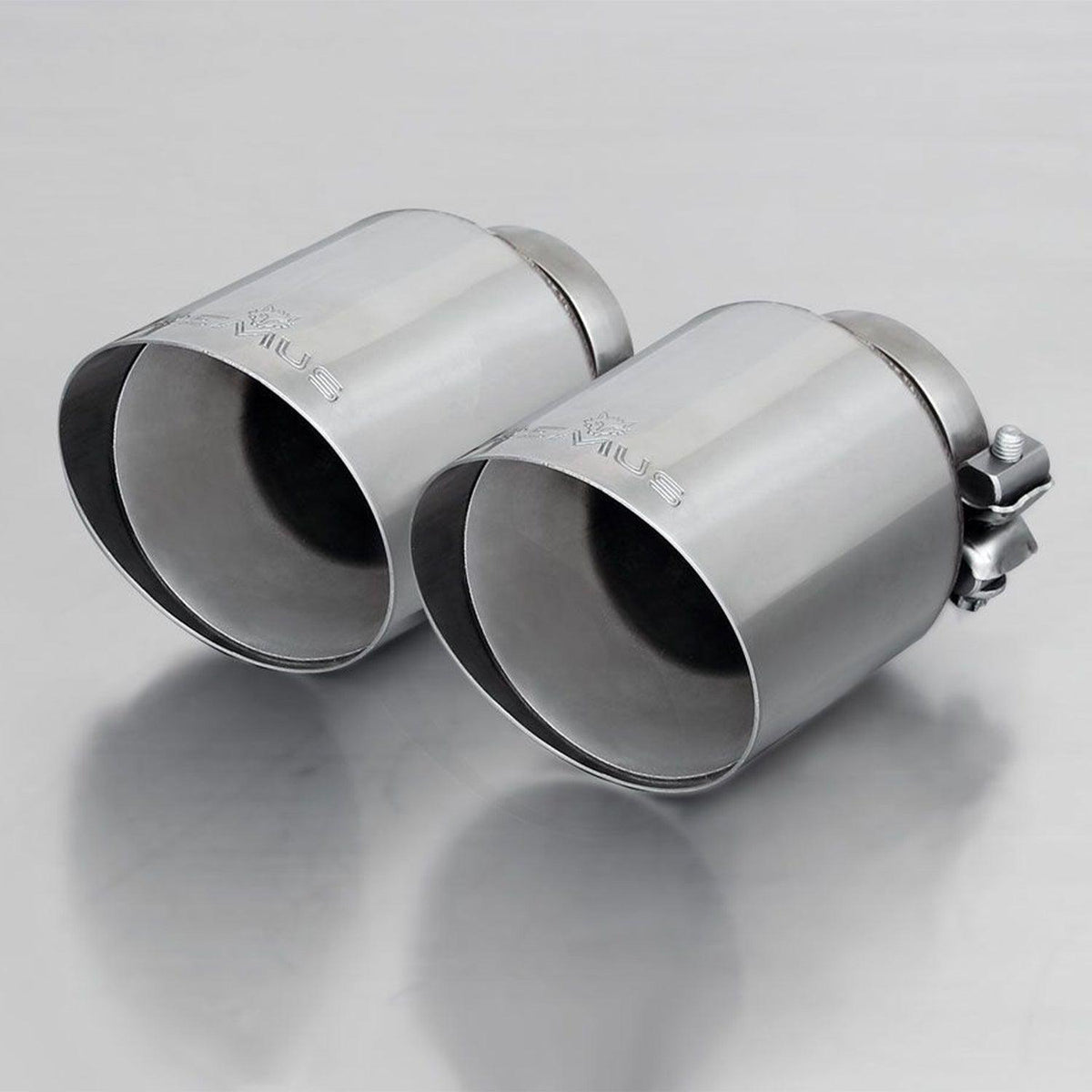 Remus BMW M5 F90 racing axle-back rear silencer exhaust for non-GPF vehicles, showcasing the sleek black and chrome design.