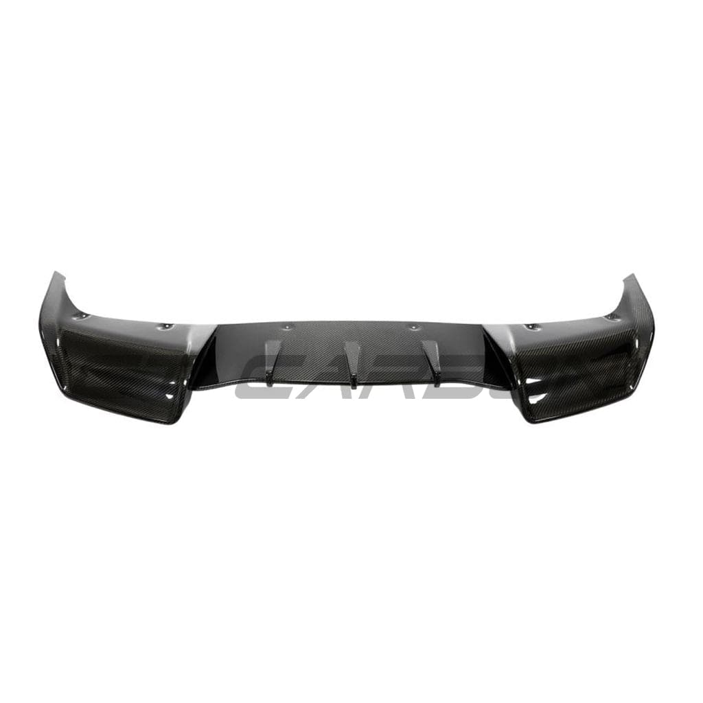 Tesla Model Y MK1 2020-2025 CT Carbon full carbon fibre kit V2, includes front and rear accents and side trims, all visible in the image.