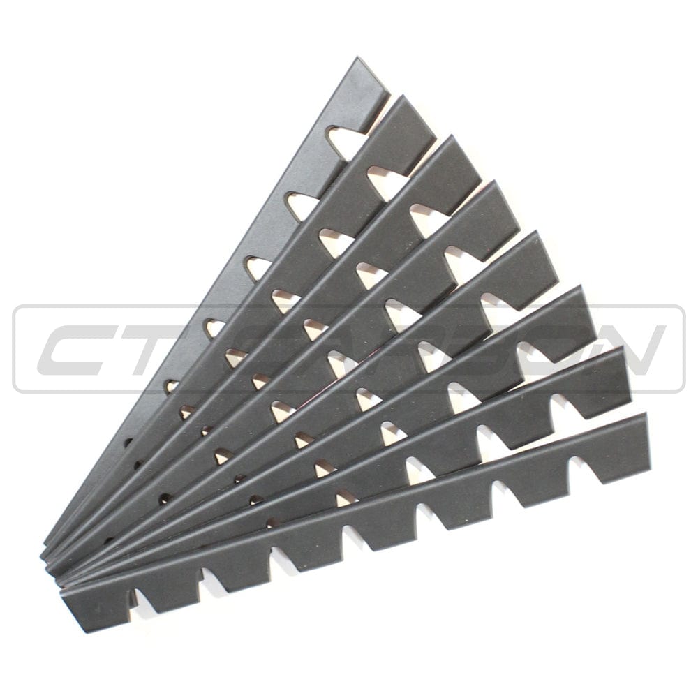 Universal splitter lip protector by CT Carbon, made of durable material, designed to fit various splitter lips securely.