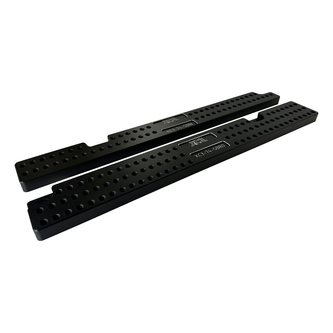 BMW M3 E9X/E92 seat-base floor mount adapter bracket kit by XC3 Engineering for interior and safety upgrades.