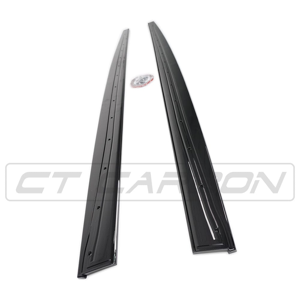 BMW 4 Series F36 2013-2020 CT Carbon gloss black full kit with dual exhaust exits, featuring MP style design.