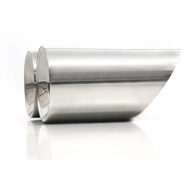 Cobra Sport BMW 340i exhaust tailpipes with 3.5-inch M Performance tips, OE style replacement slip-on exhaust tips for BMW M140i.