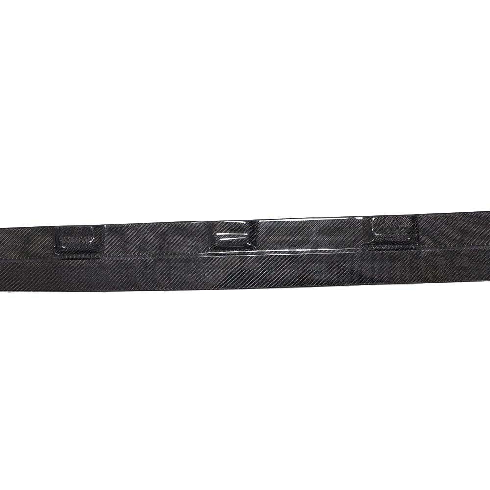 Carbon fibre side skirts for Audi A3 8V facelift by CT Carbon, featuring sleek, lightweight design for sporty styling.