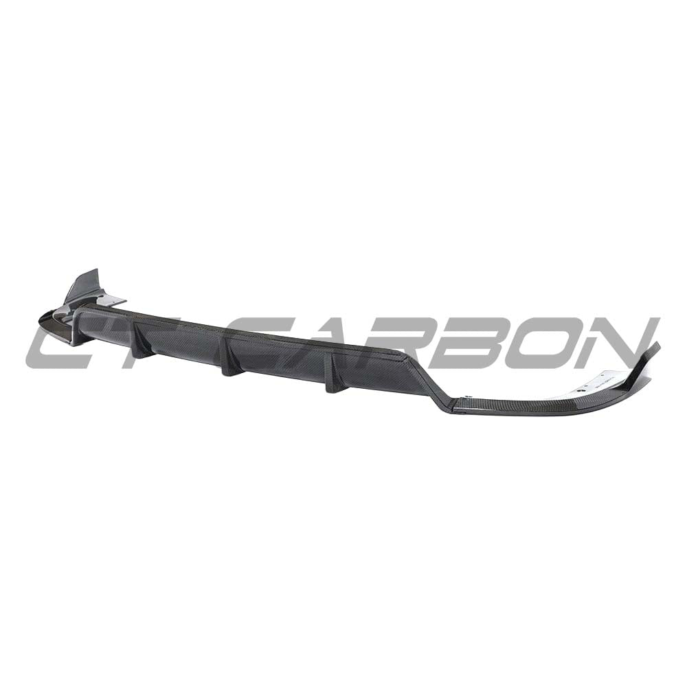 BMW X5 G05 2018-2023 CT Design carbon fiber diffuser, showcasing sleek, lightweight aerodynamic enhancement for the vehicle.