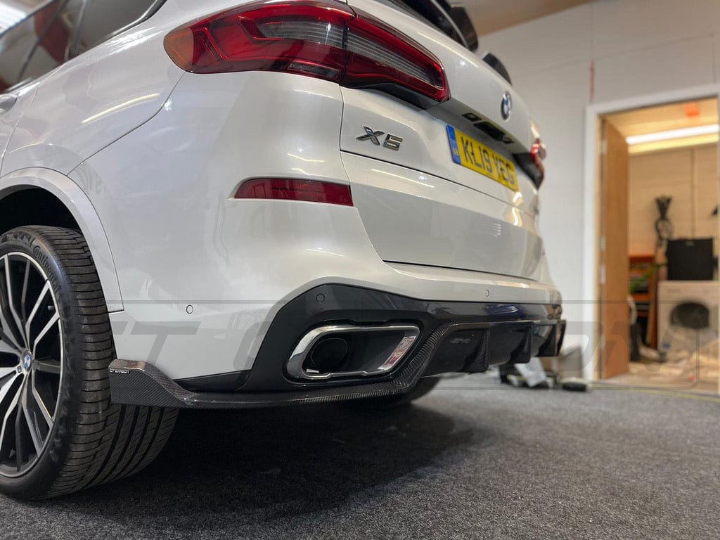 BMW X5 G05 2018-2023 CT Design carbon fiber diffuser, automotive rear diffuser for BMW X5 G05 SUV, high-performance car accessory