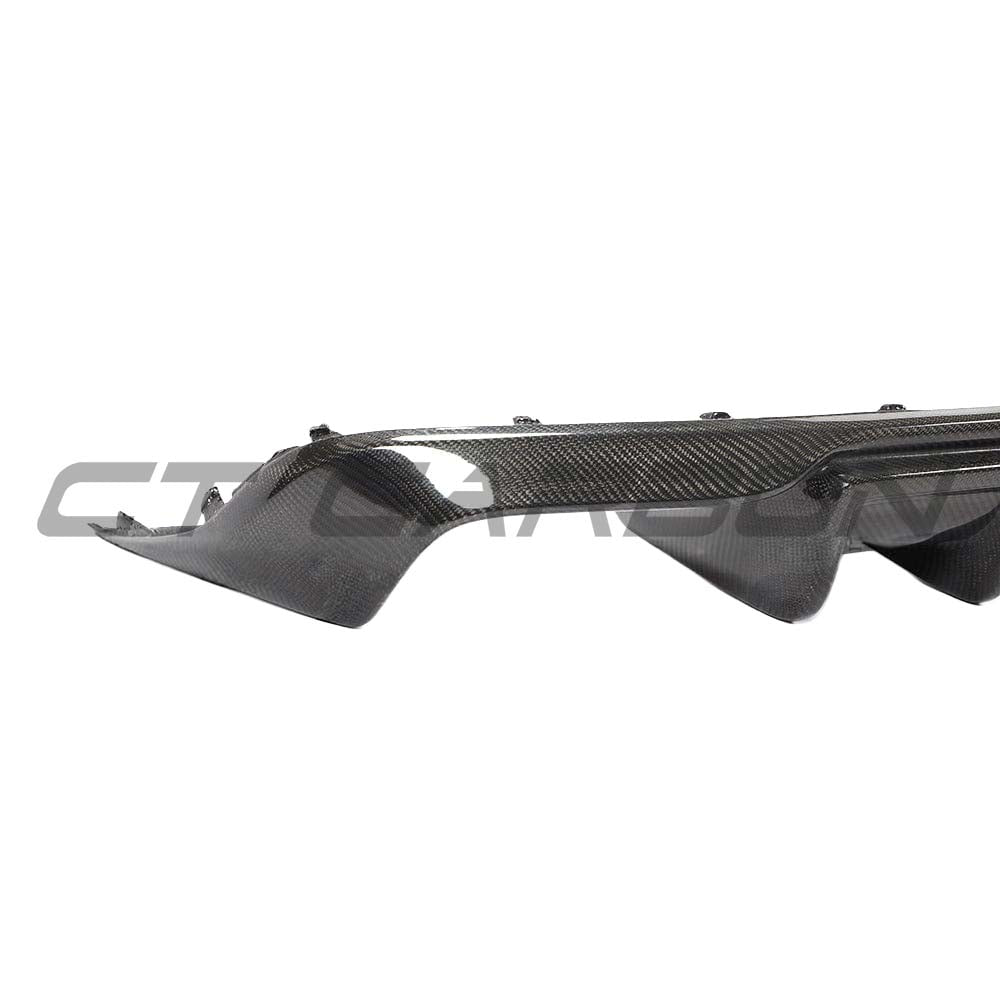Full car carbon fibre kit for Audi S3 pre-facelift saloon 8V by CT Carbon, including front splitter and body panels.