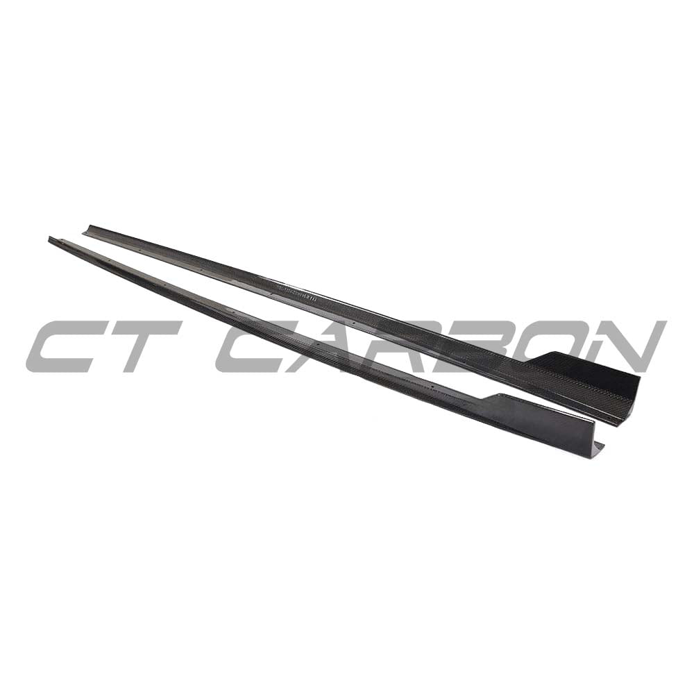 Full car carbon fibre kit for Audi S3 pre-facelift saloon 8V by CT Carbon, includes splitters and exterior accents.