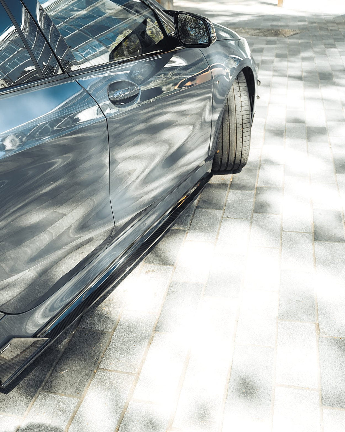 BMW 1 Series F40 2019-2024 CT Carbon full carbon fiber kit, including front, side, and rear components for enhanced sporty look.