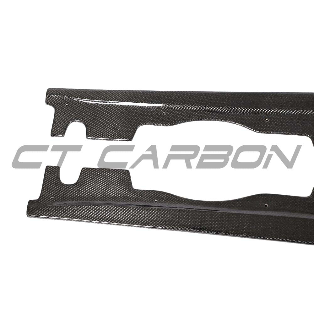 BMW E92 M3 full carbon fibre kit by CT Carbon, showing lightweight, high-performance carbon fiber components on the car.