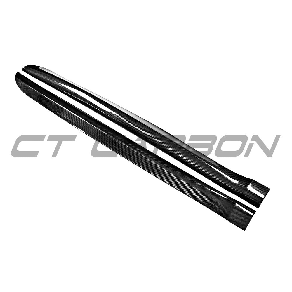 BMW F15 X5 CT Carbon full carbon fiber kit, V1, showing sleek, lightweight carbon fiber components on the vehicle.