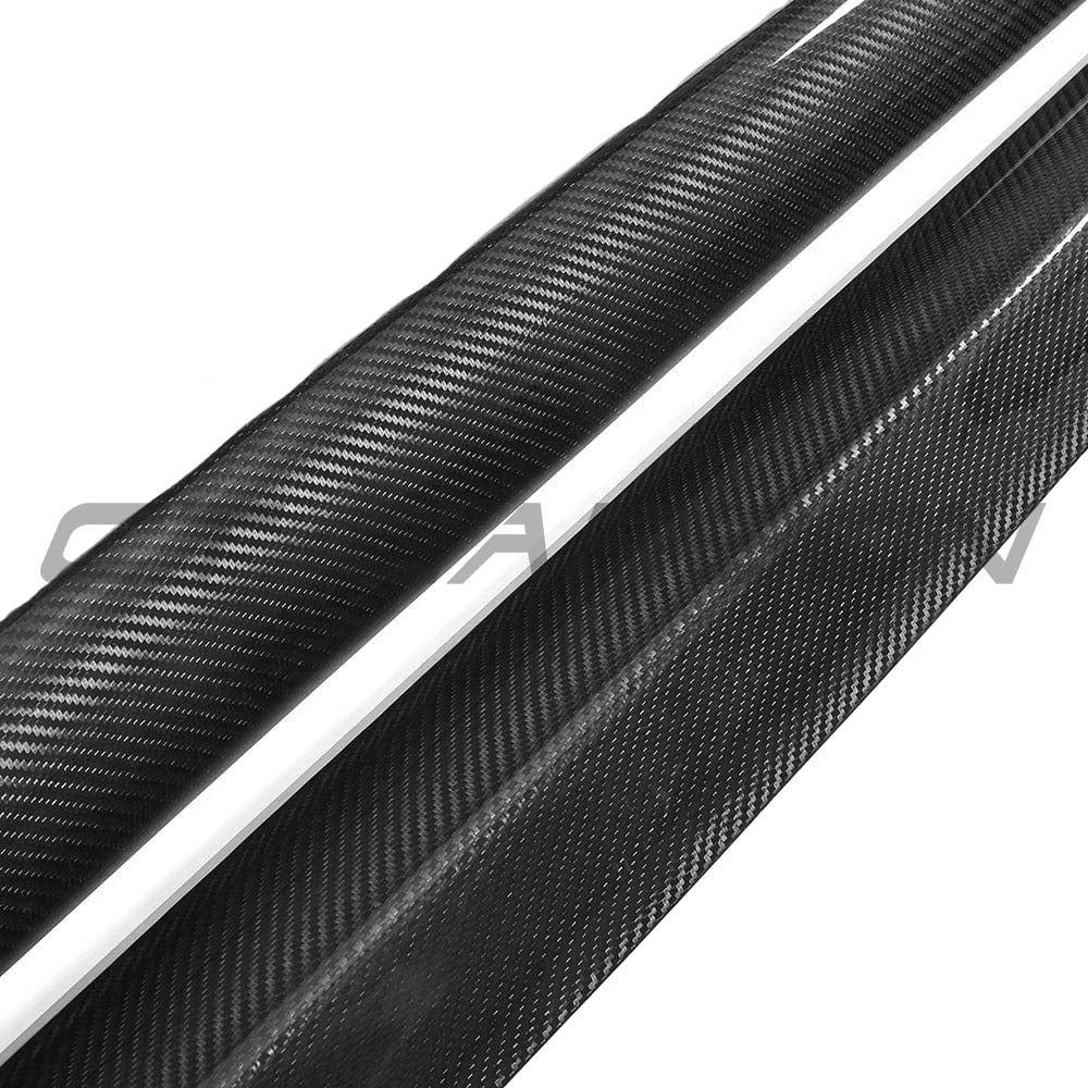 BMW F15 X5 CT Carbon full carbon fibre kit, V1, including exterior parts, showcasing sleek black carbon fiber finish on the vehicle.