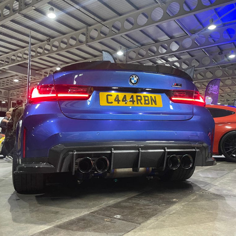 BMW G82 M4 full carbon fibre kit by CT Carbon, featuring lightweight, high-performance exterior components on a sports car.