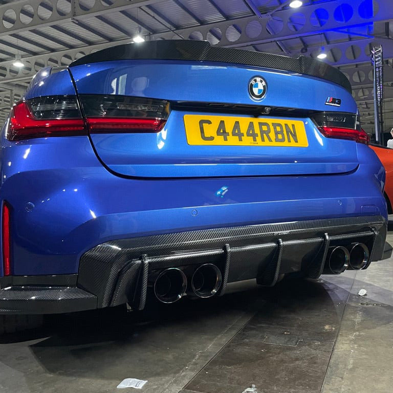 BMW G82 M4 full carbon fibre kit by CT Design, showcasing lightweight carbon fiber components for sporty enhancement.