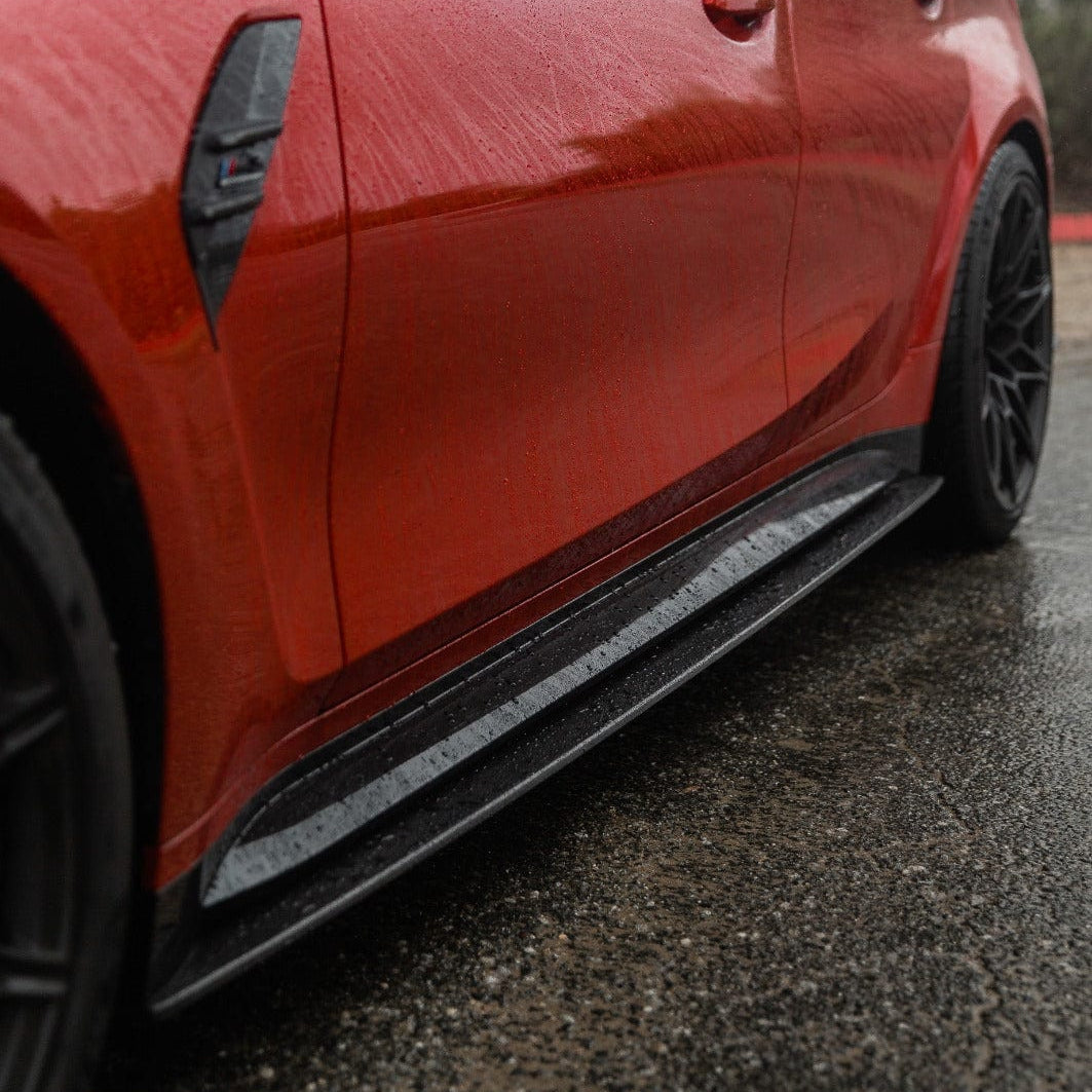 BMW G82 M4 full carbon fibre kit by CT Carbon, V2, showcasing sleek carbon fiber components on the car's exterior.