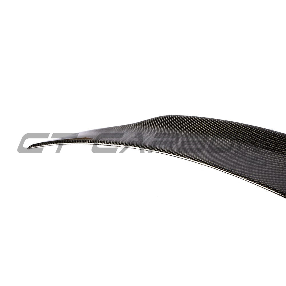Full Mercedes C63 W205 saloon carbon fibre kit by CT Carbon, including hood, roof, and side panels in DTM style.