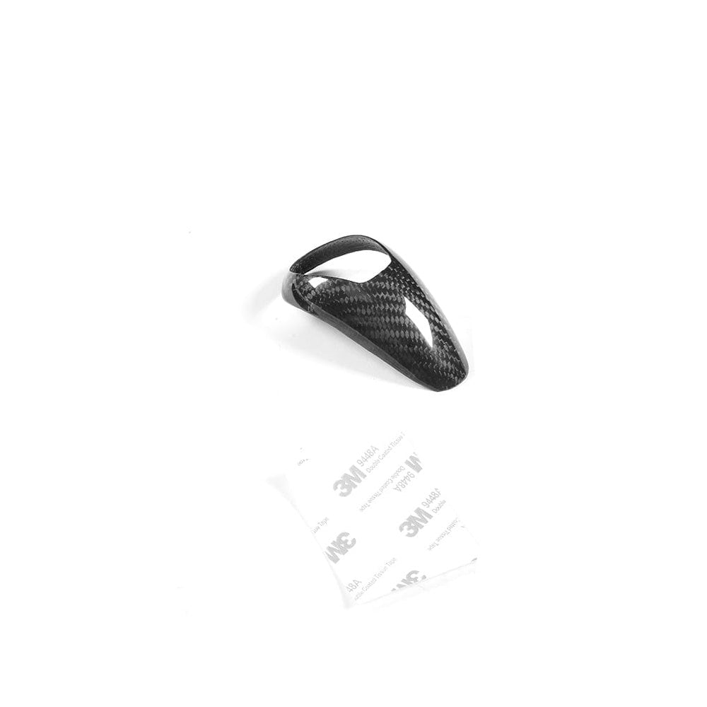 BMW Fxx M Car DCT Shifter Cover by CT Carbon, interior accessory with carbon fiber finish for enhanced style and protection.