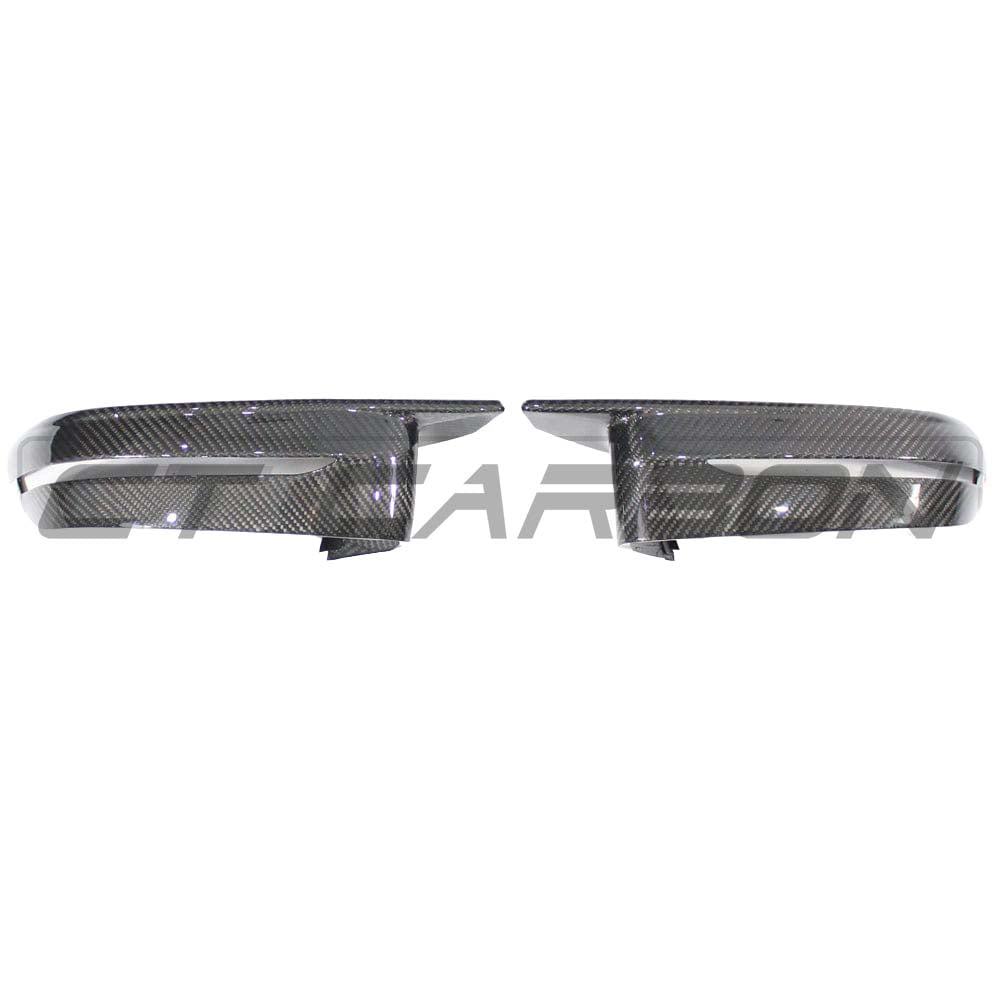BMW G87 M2 CT Carbon full car carbon fiber kit with replacement mirrors, featuring sleek, lightweight carbon fiber details from CT Carbon.