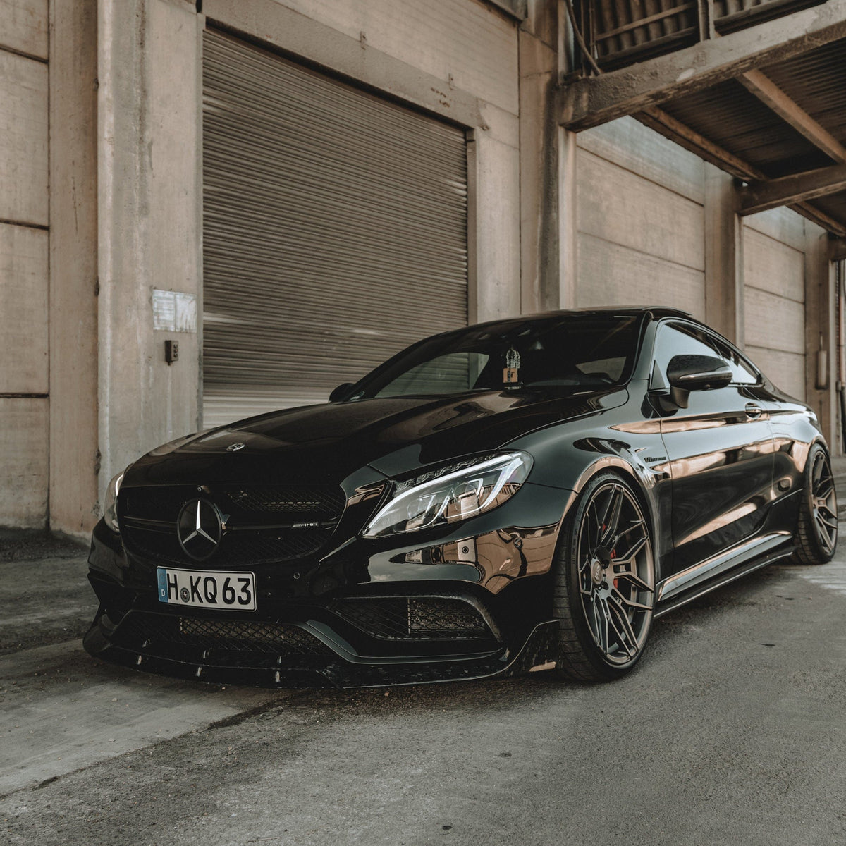 MERCEDES C63/C63S W205 COUPE & SALOON FORGED CARBON FIBRE SIDE SKIRTS - V2