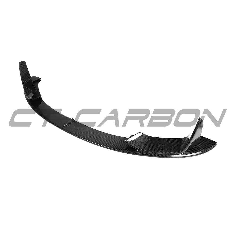BMW M3 F80 full carbon fibre kit by CT Carbon, including splitter and body parts, showcasing sleek, lightweight carbon fibre components.