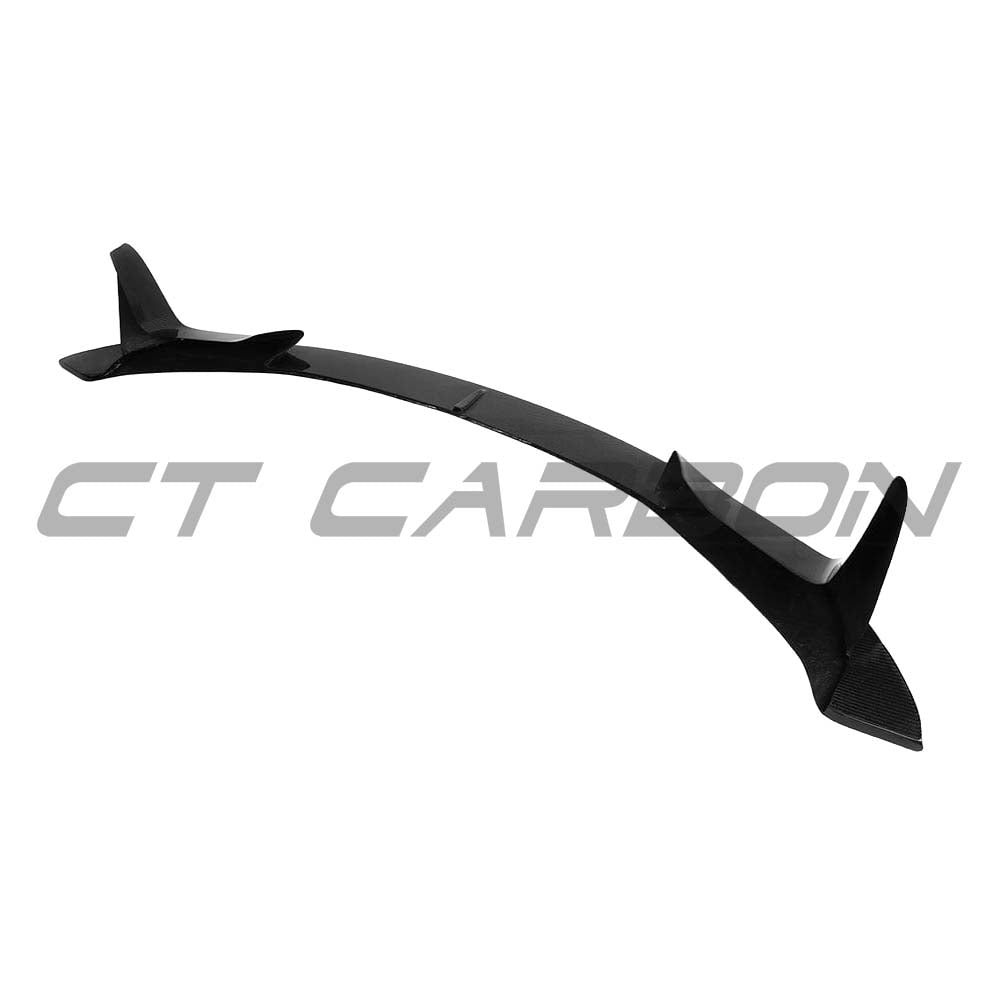 Full BMW M3 F80 carbon fibre kit by CT Carbon, including splitter and aerodynamic parts on a saloon and coupe model.