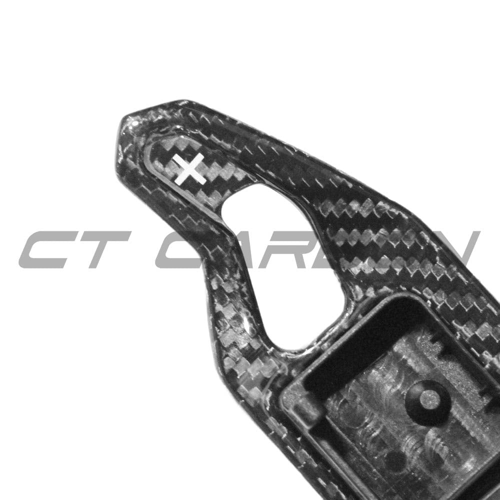 CT Carbon fiber shifter paddles for Audi A3, S3, RS3 8Y, RS6 C8, V2 accessories, sleek carbon fiber design, premium car upgrade