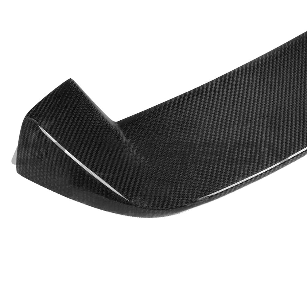 BMW 1 Series F20 M-Sport carbon spoiler by CT Carbon, showcasing a sleek 3D-style design on the car's rear.