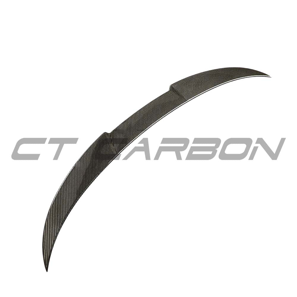 BMW G83 M4 full carbon fibre kit by CT Carbon, featuring a sleek carbon fibre spoiler on the sporty M4 G83 model.