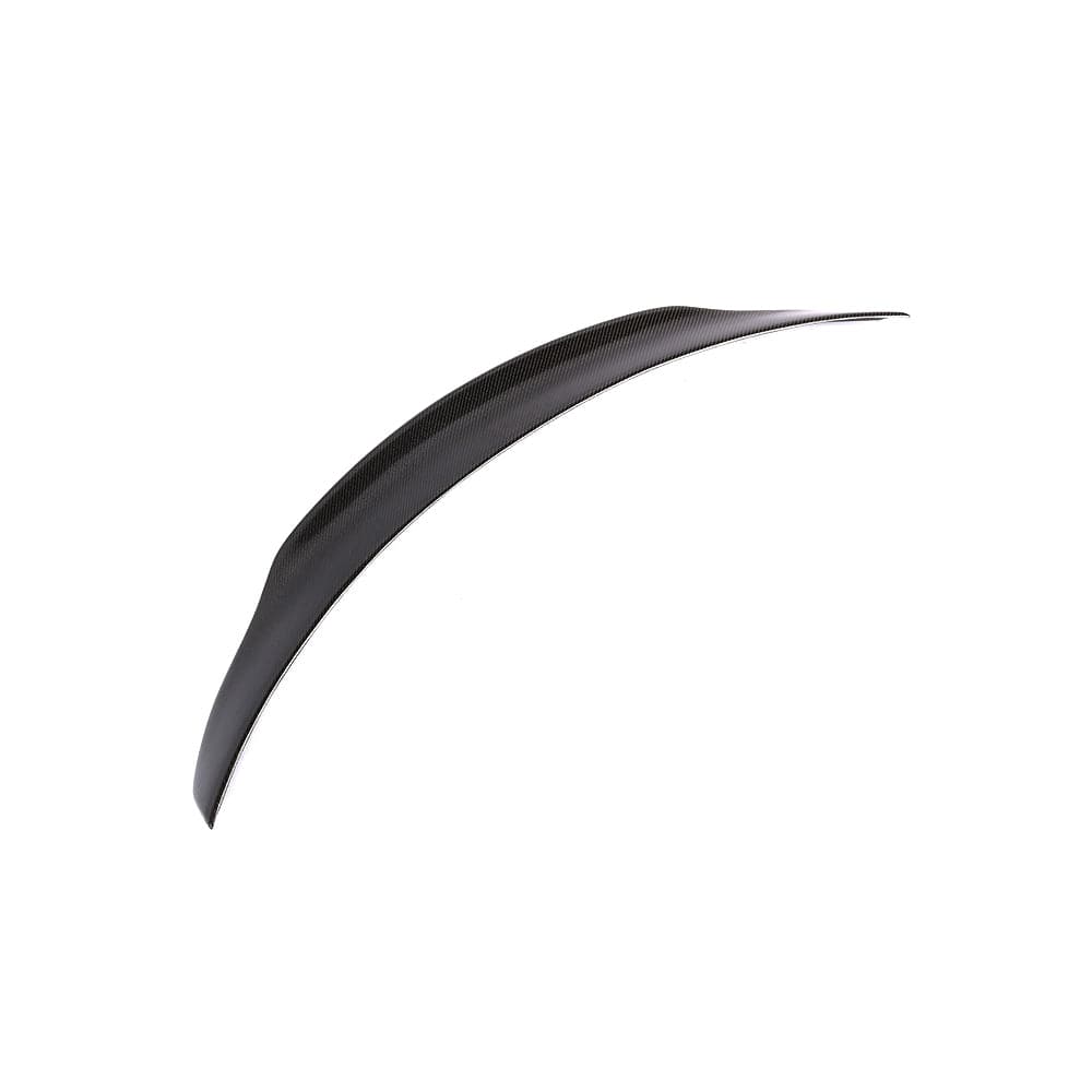 Carbon spoiler for Mercedes C63/C63S W205 coupe by CT Carbon, featuring a sleek ducktail design for enhanced sporty look.