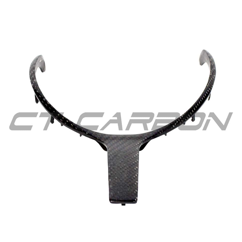BMW M Sport Fxx carbon fiber steering wheel trim by CT Carbon, designed for 2012-2019 BMW M Sport vehicles.