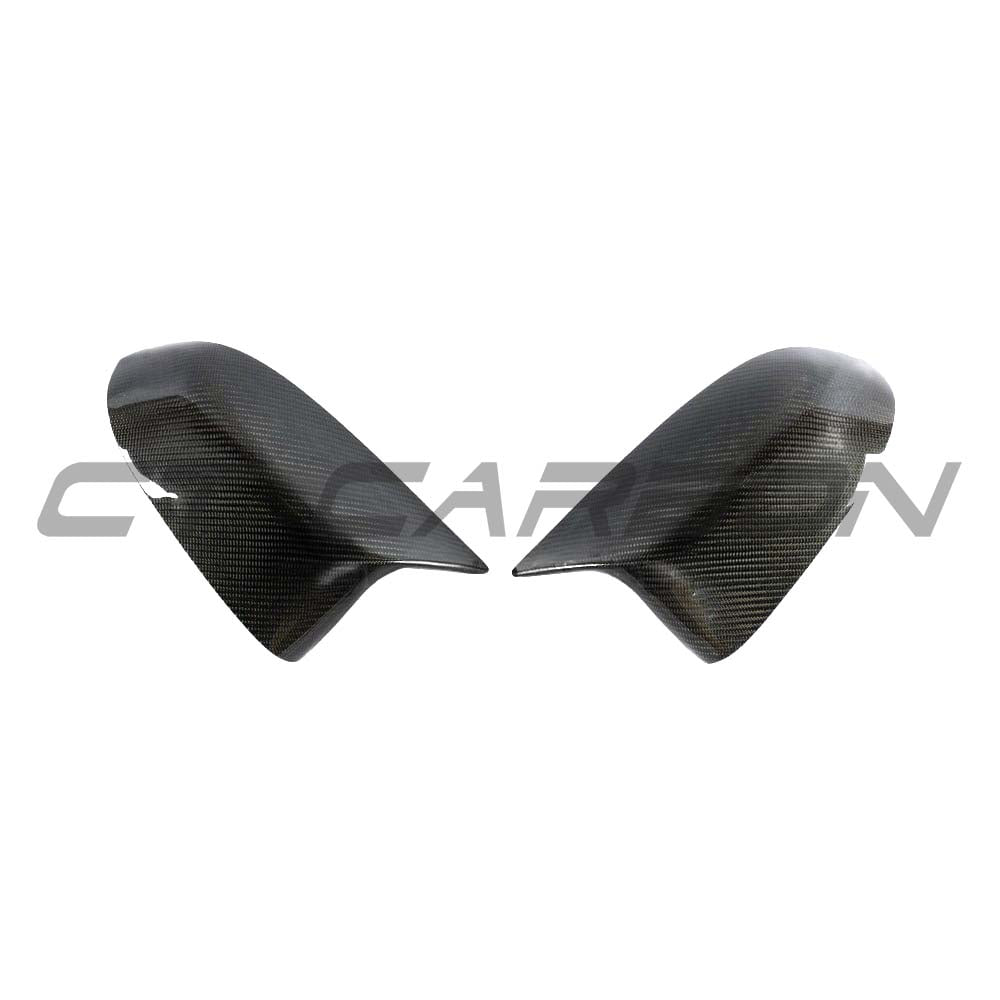 BMW X3/X4/X5/X6 G01/G02/G05/G06 carbon fiber mirrors by CT Carbon, showing sleek, lightweight side mirror accessories.