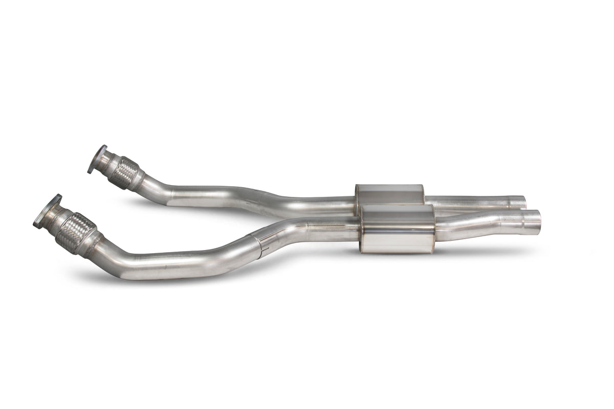 Scorpion Exhausts front exhaust section for Audi S4 B8/8.5 3.0 TFSI V6 quattro sedan, Avant, and S5 3.0 TFSI V6 coupe, resonated front pipe