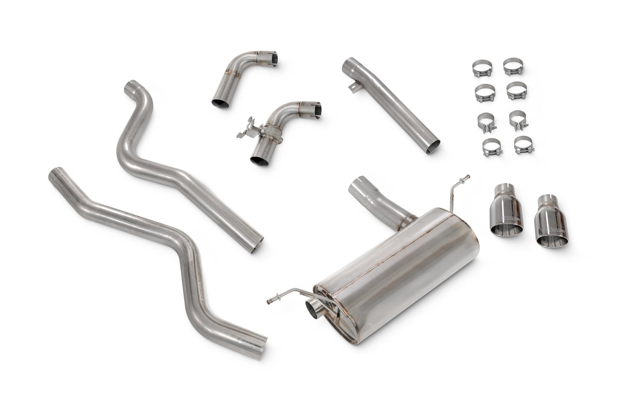 Scorpion BMW 340i F30/F31 18-19 and 440i F32/F33/F36 18-20 GPF model cat-back exhaust system with non-resonated design, including xDrive.