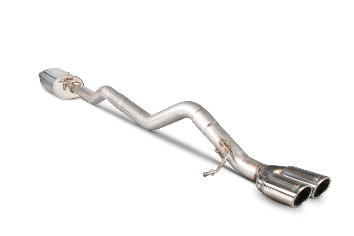 Scorpion Volkswagen Transporter T5 T6 DPF-Back Exhaust System with resonated cat and DPF back, suitable for 2.0 and 2.5TDi engines.