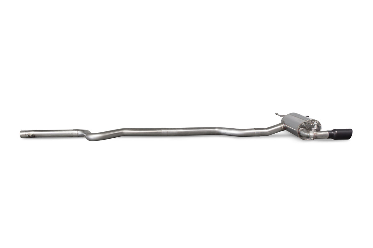 Scorpion BMW M240i F22/F23 non-GPF cat-back exhaust system with electronic valves, non-resonated, high-performance automotive upgrade